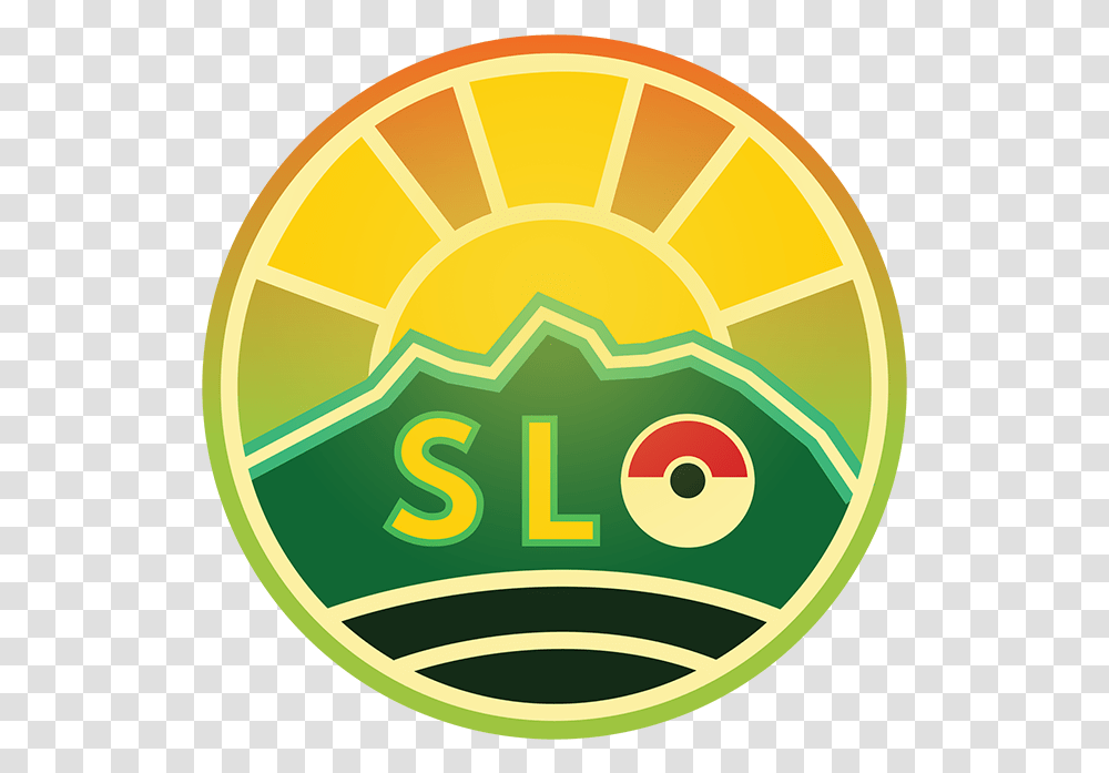 Slo Pokemon Go Logo Circle, Symbol, Trademark, Badge, Plant Transparent Png