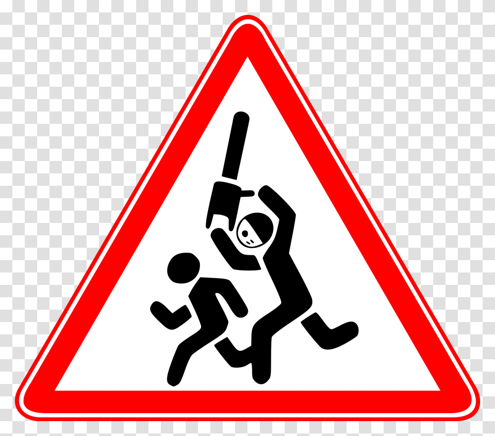 Slopetriangleangle Vektor Orang Kerja Proyek, Road Sign, Stopsign Transparent Png