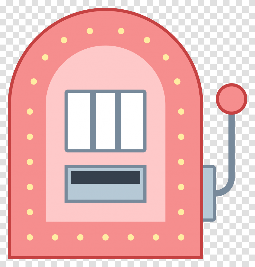Slot Machine Icon Pink Slot Machine, Mailbox, Letterbox, Text, Atm Transparent Png