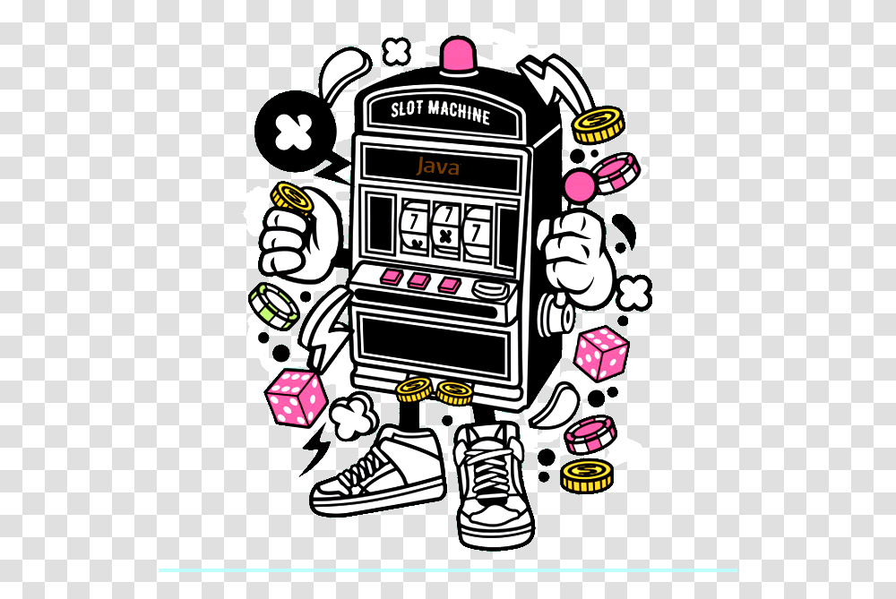 Slot Machine T Shirt Design, Gambling, Game Transparent Png