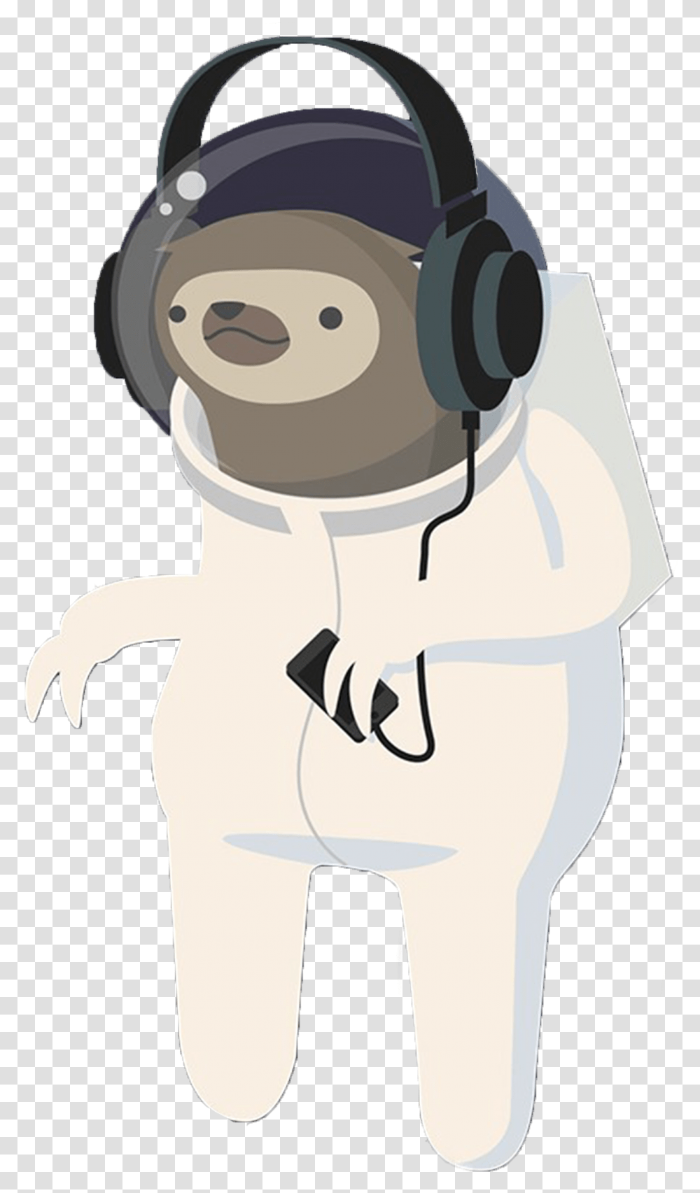 Sloth Astronaut, Helmet, Apparel, Electronics Transparent Png