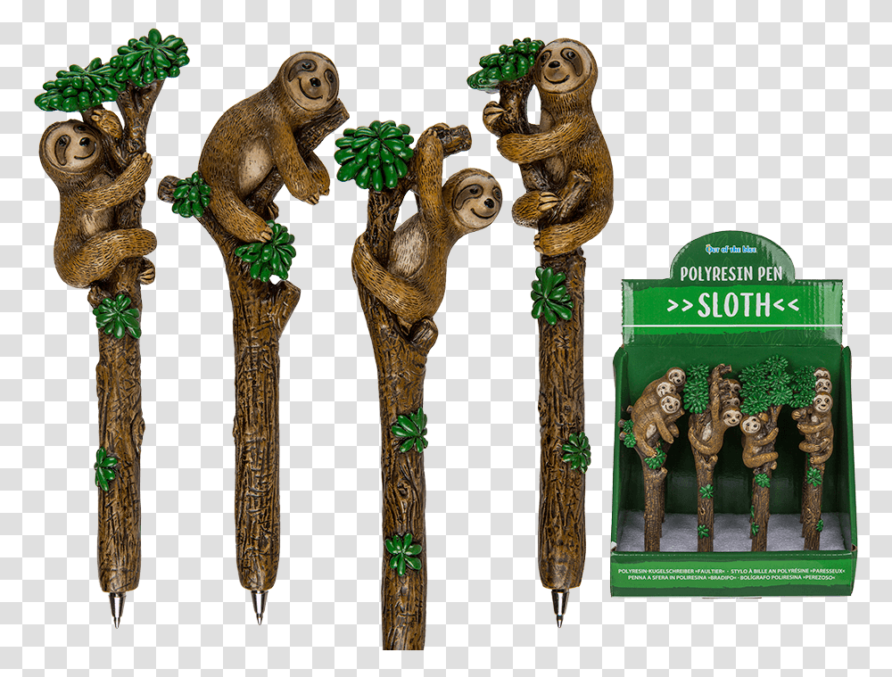 Sloth, Bronze, Cross, Pillar Transparent Png