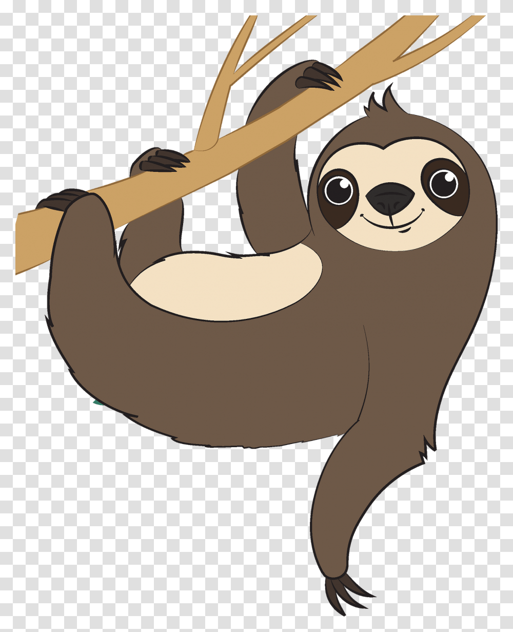 Sloth Clipart, Animal, Bird, Wildlife, Mammal Transparent Png