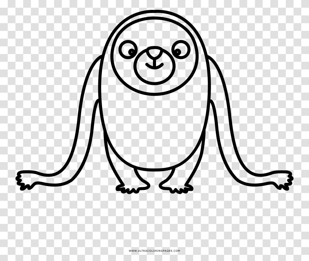 Sloth Coloring, Gray, World Of Warcraft Transparent Png