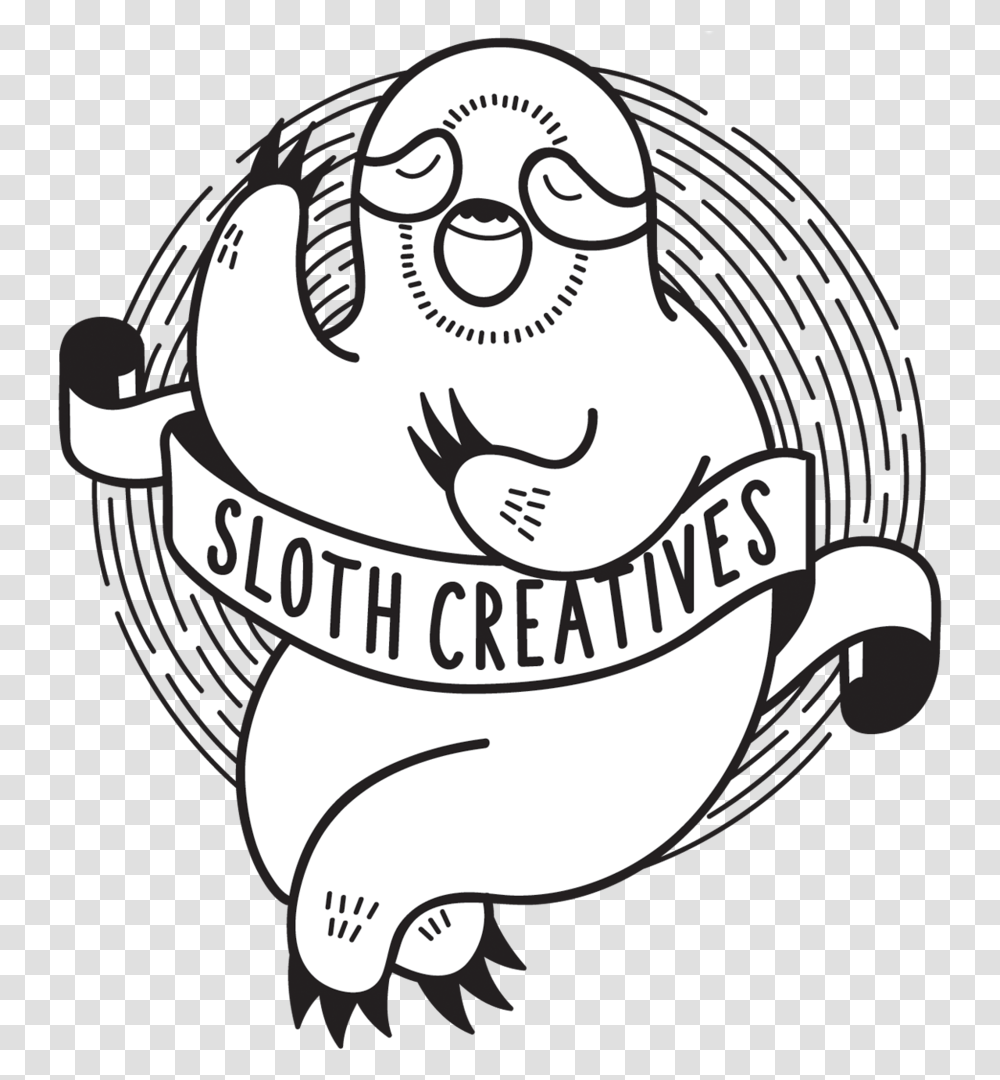 Sloth Creatives, Label, Text, Logo, Symbol Transparent Png