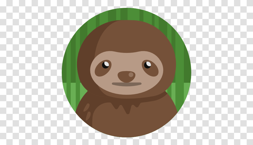 Sloth Free Animals Icons Sloth Icon Free, Mammal, Wildlife, Canine, Snowman Transparent Png