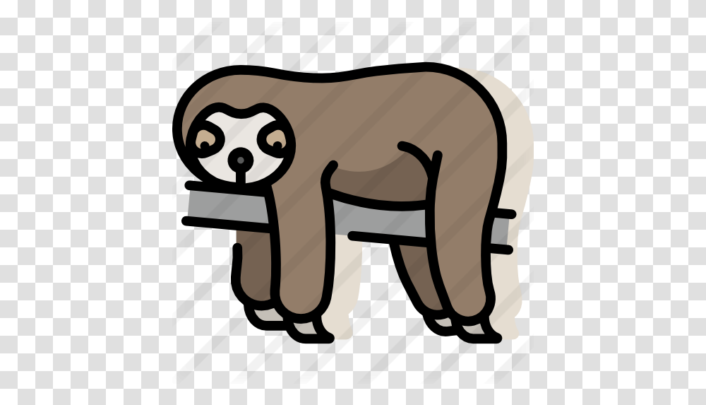 Sloth Free Vector Icons Designed Sloth Line Vector, Wildlife, Animal, Mammal, Zoo Transparent Png