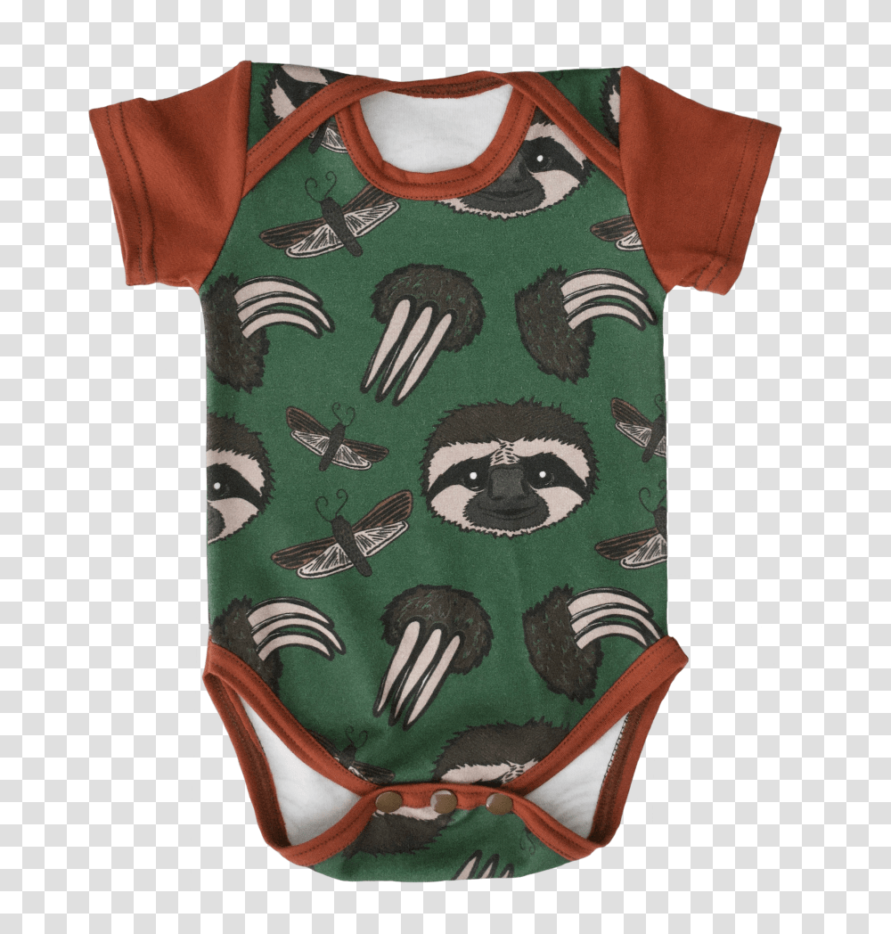 Sloth Green Baby Toddler Onesie Unisex Gender Neutral Beetle Transparent Png