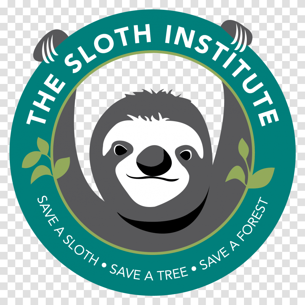Sloth Institute Sloth, Label, Mammal, Animal Transparent Png
