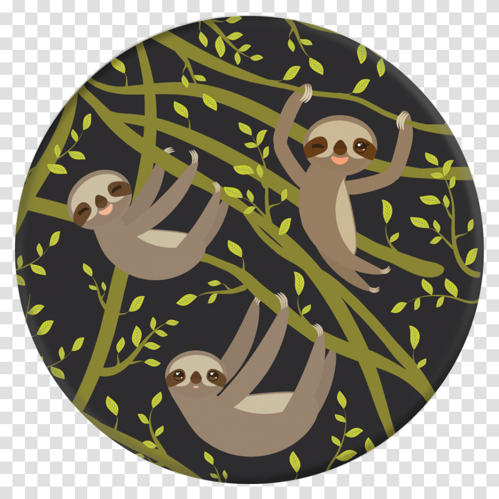 Sloth Popsockets, Animal, Bird, Rug, Quail Transparent Png