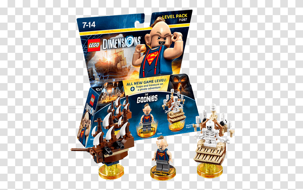 Sloth The Goonies Lego, Advertisement, Person, Poster, Flyer Transparent Png