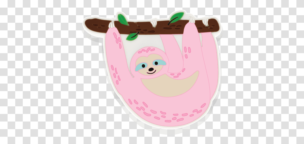 Sloth Wireless Charger Pink Sloth Cartoon, Diaper, Teeth, Mouth, Skin Transparent Png