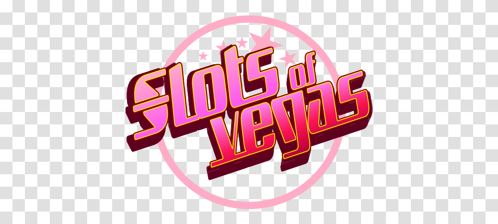 Slots Of Vegas Casino Logo, Word, Alphabet, Interior Design Transparent Png