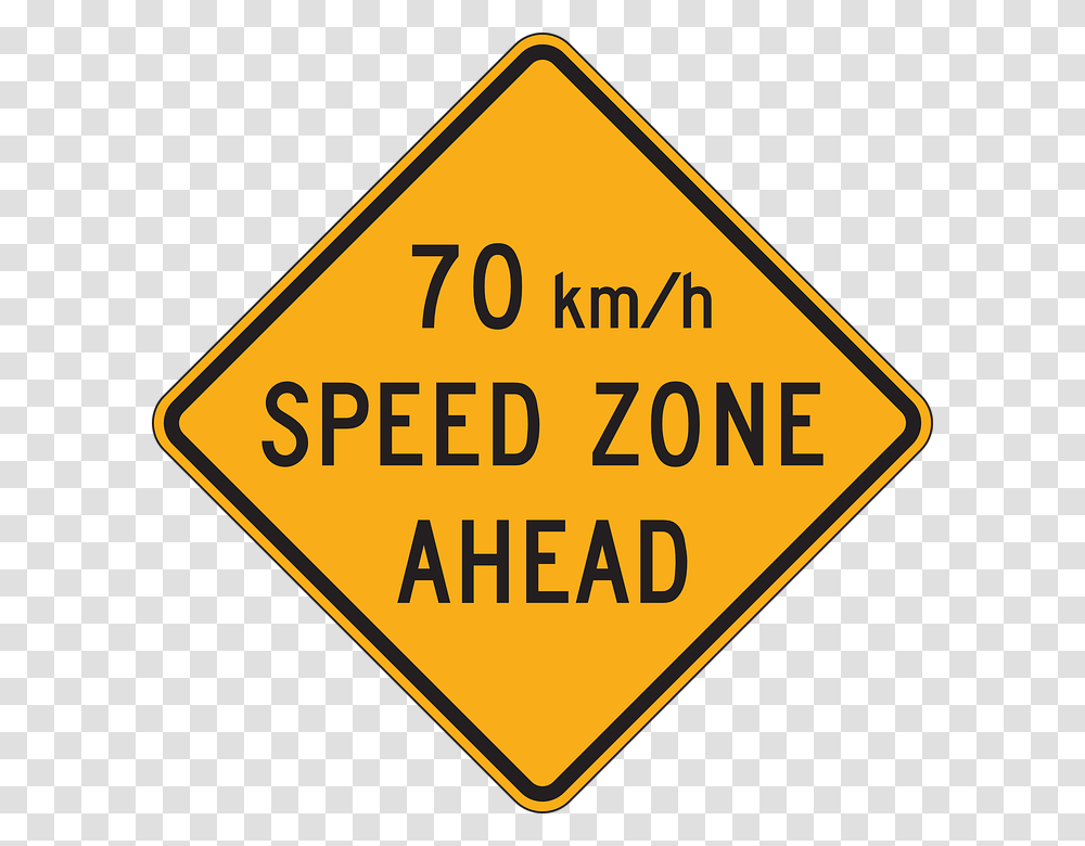 Slow Clipart Car Safety Sign, Road Sign Transparent Png