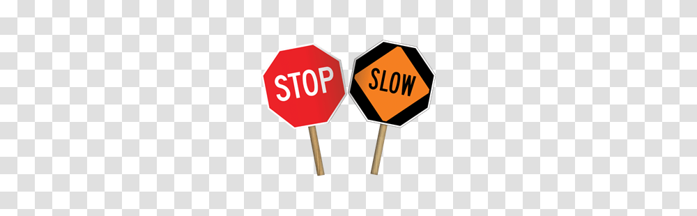 Slow Clipart Construction Sign, Road Sign, Stopsign Transparent Png