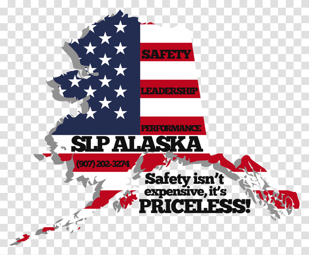 Slp Alaska Logo Graphic Design, Flag, American Flag Transparent Png