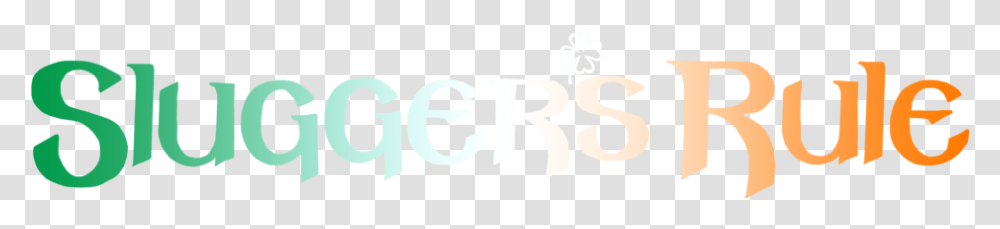 Sluggers Rule Logo Clover Partial, Label, Alphabet, Stencil Transparent Png