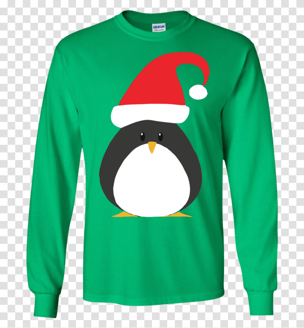 Slurp Christmas Penguin Ls Tshirt Black SClass Lazyload T Shirt, Sleeve, Apparel, Long Sleeve Transparent Png