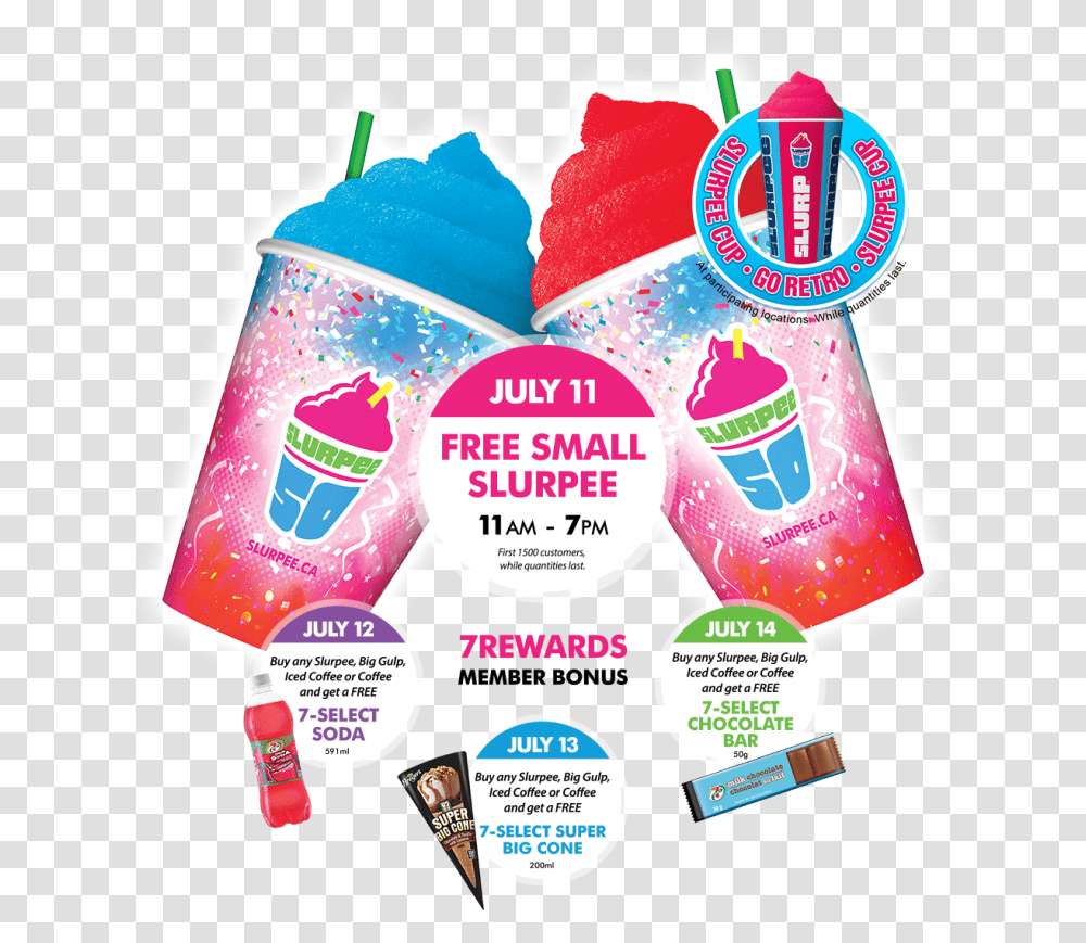 Slurpee, Poster, Advertisement, Flyer, Paper Transparent Png