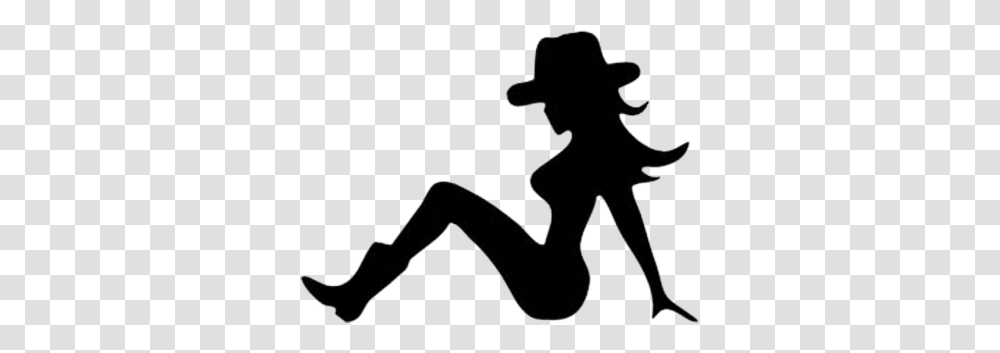 Slutty Cowgirl Silhouette Gif Clipart, Stencil Transparent Png