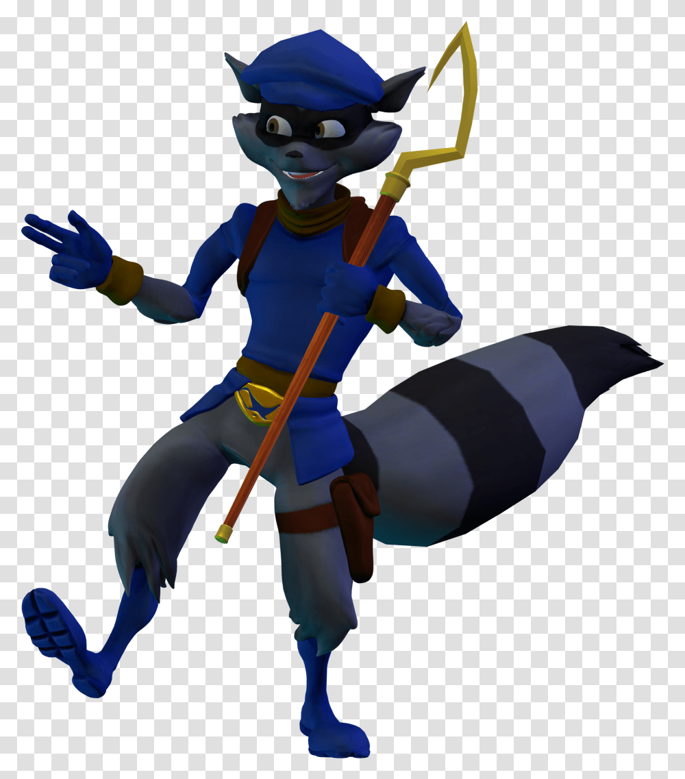 Sly Cooper Playstation All Stars Renders, Toy, Person, People Transparent Png