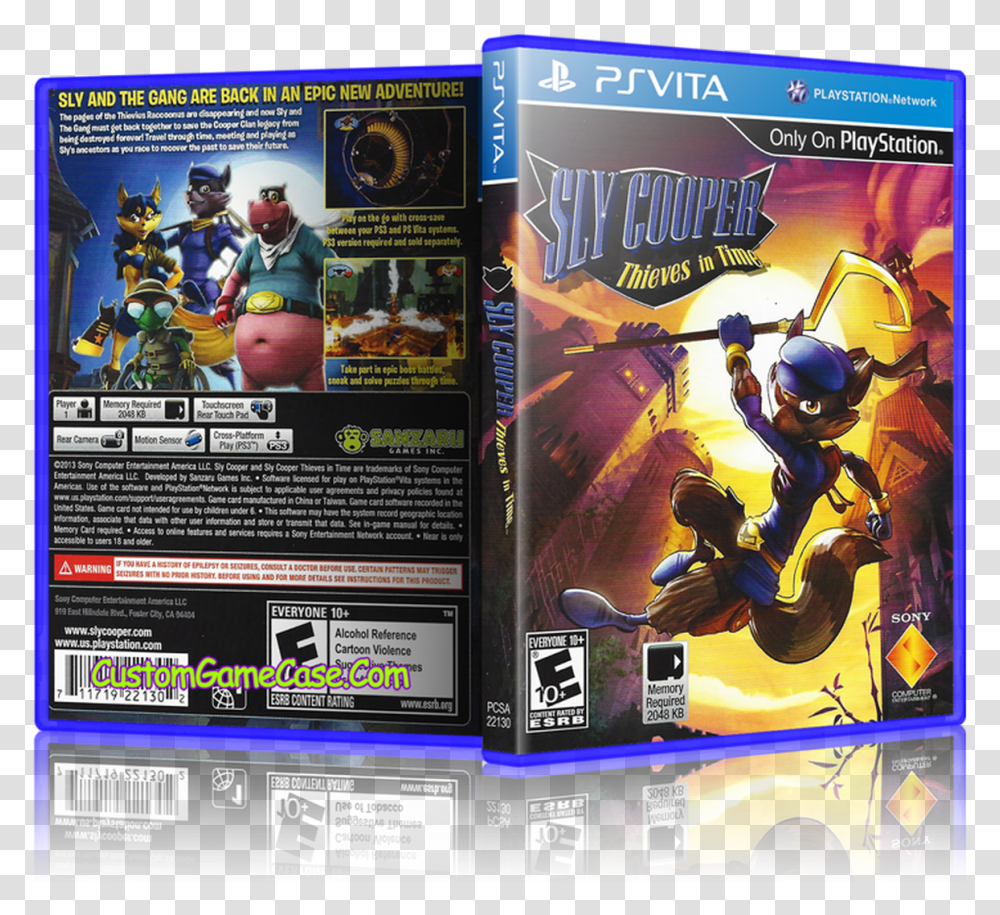 Sly Cooper Thieves In Time Sly Cooper Thieves In Time Ps Vita, Person, Human, Disk, Dvd Transparent Png