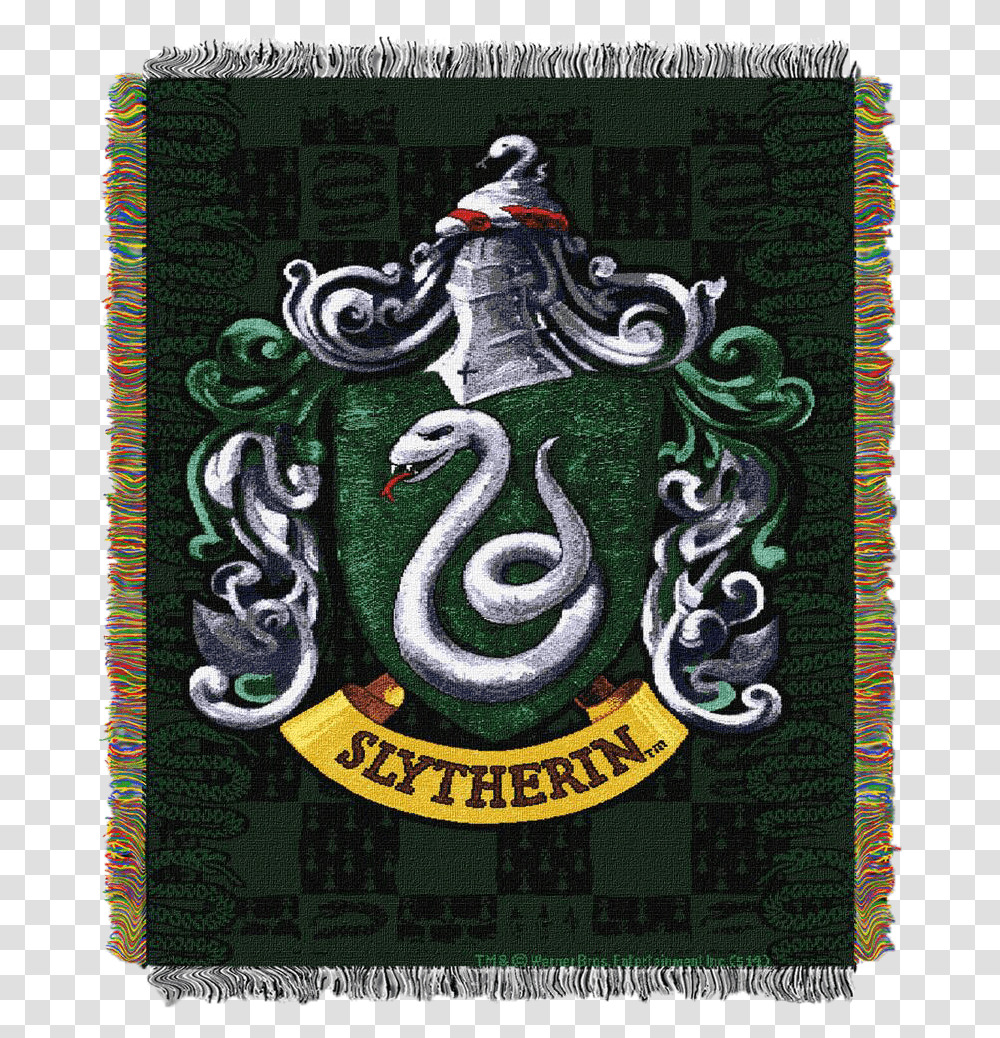 Slytherin Blanket, Rug, Emblem Transparent Png