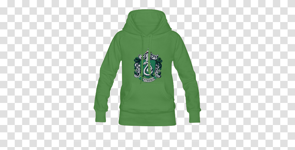 Slytherin Logo Hoodie Hoodie, Clothing, Apparel, Sweatshirt, Sweater Transparent Png