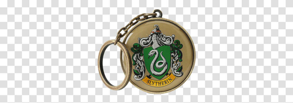 Slytherin Round Crest Keyring Slytherin Harry Potter Badges, Locket, Pendant, Jewelry, Accessories Transparent Png