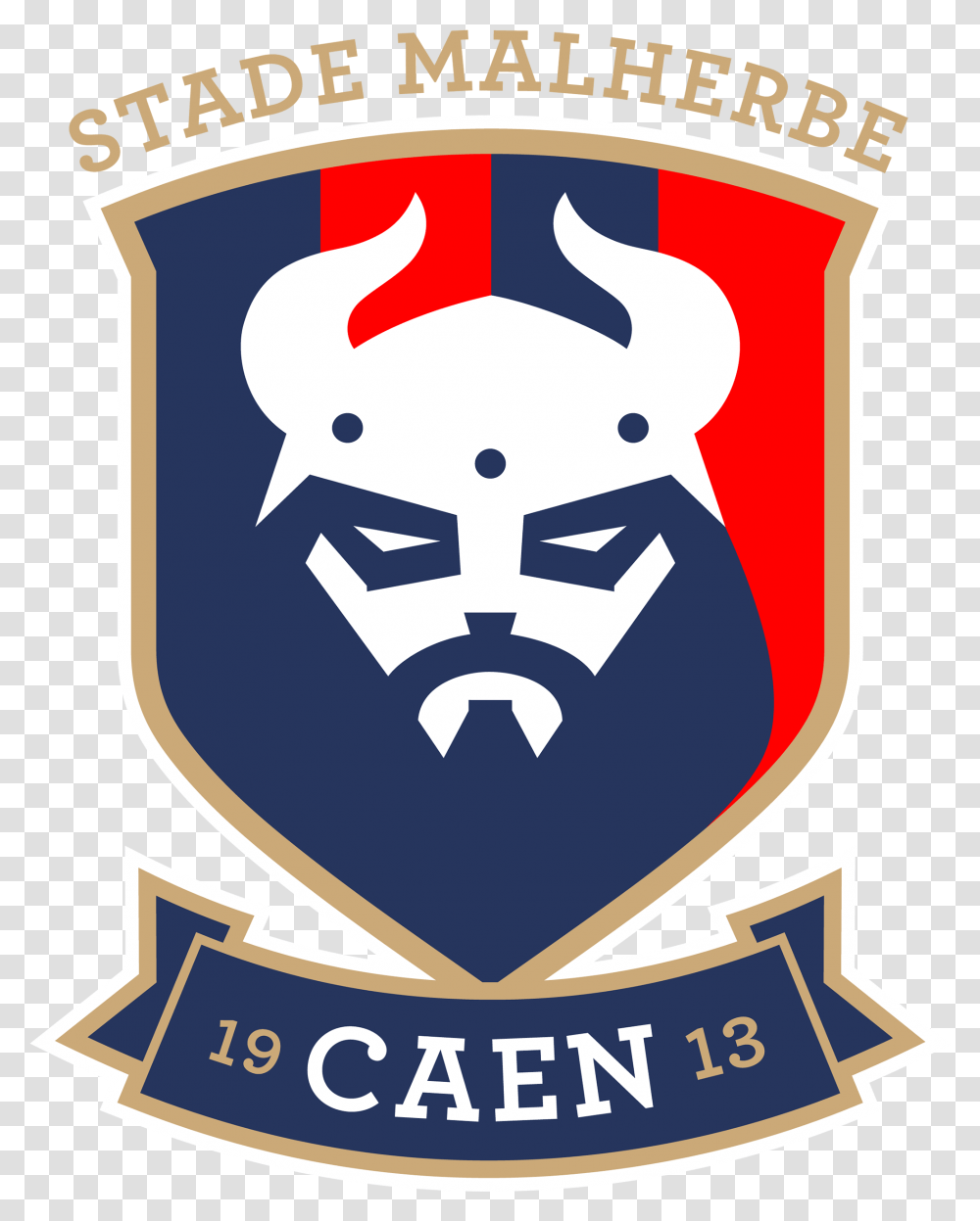 Sm Caen Logo Stade Malherbe Caen Logo, Armor, Symbol, Trademark, Poster Transparent Png
