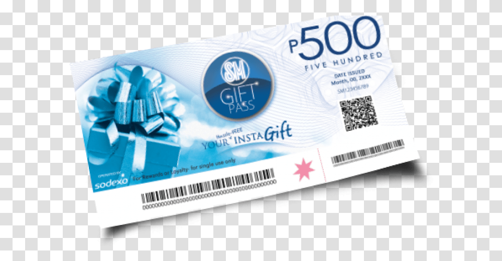 Sm Gc Regalo Gift Certificate Sm Gift Certificate, Id Cards, Document, QR Code Transparent Png