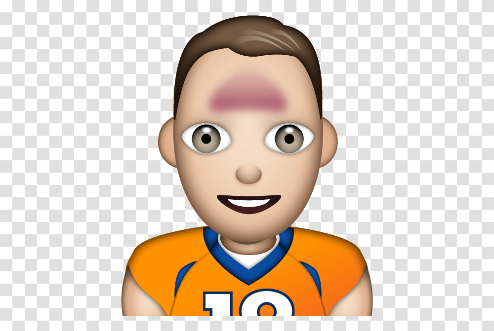 Sm Manning Emoji With A Big Forehead, Person, Face, Doll Transparent Png