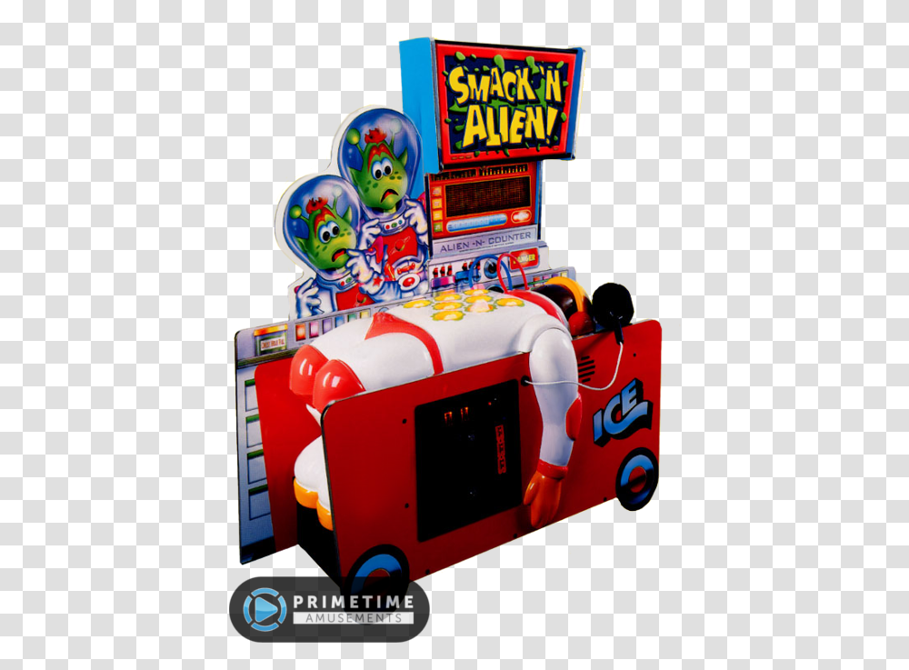 Smack N Alien Whacker Game By Sting International, Arcade Game Machine, Fire Truck, Vehicle, Transportation Transparent Png