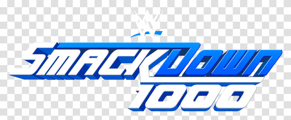 Smackdown 1000 Logo Smackdown Live Logo, Trademark, Number Transparent Png