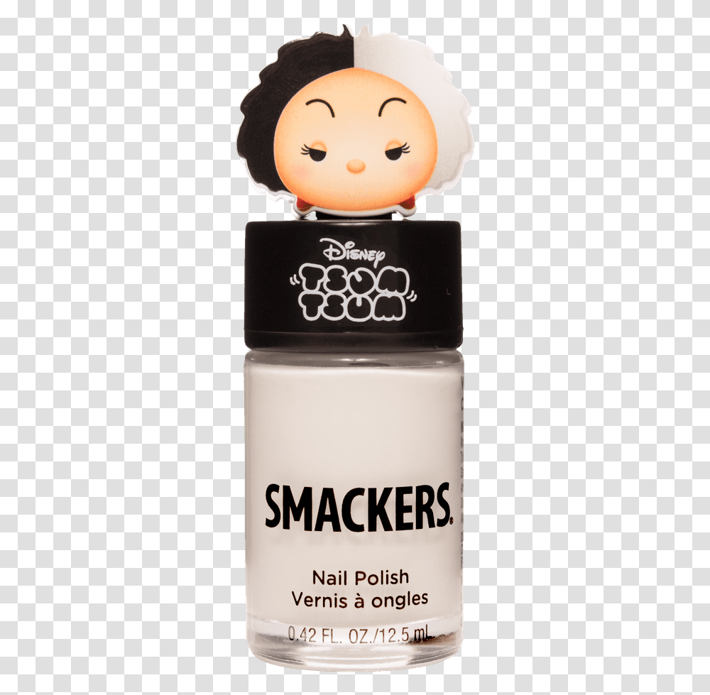 Smackers Tsum Tsum Nail Polish Cruella In Wickedly Lip Balm Vils Disney, Cosmetics, Bottle, Deodorant, Barrel Transparent Png