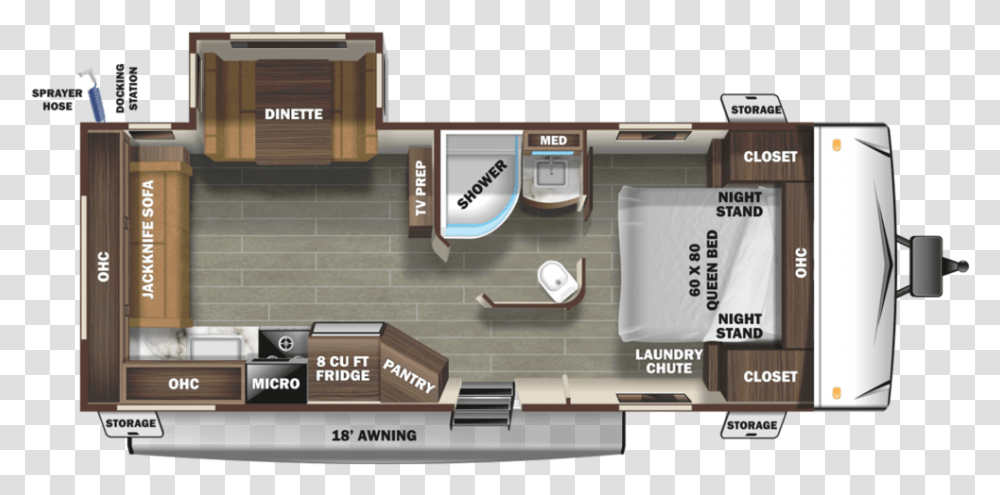 Small 5th Wheel Camper Floor Plans, Diagram, Plot, Shop Transparent Png