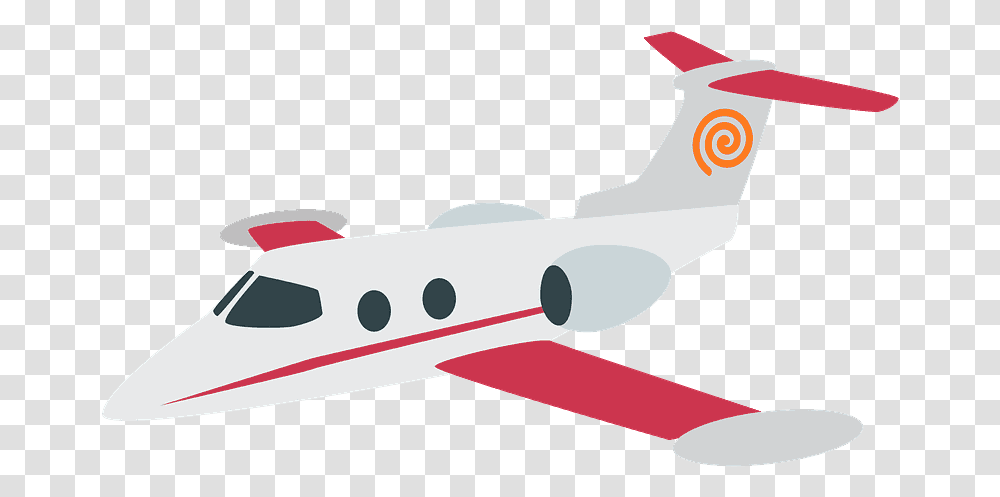 Small Airplane Emoji Clipart Business Jet, Aircraft, Vehicle, Transportation, Airliner Transparent Png