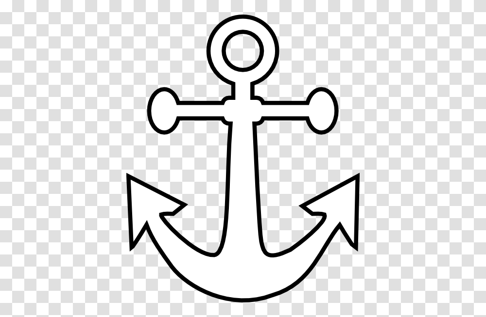 Small Anchor Outline Clip Art Vbs, Cross, Hook Transparent Png