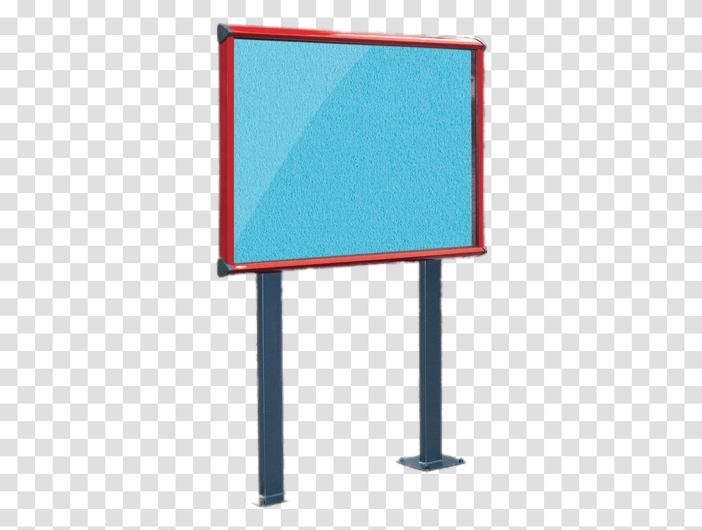 Small Blue Billboard Small Billboard, White Board, Canvas, Mailbox Transparent Png