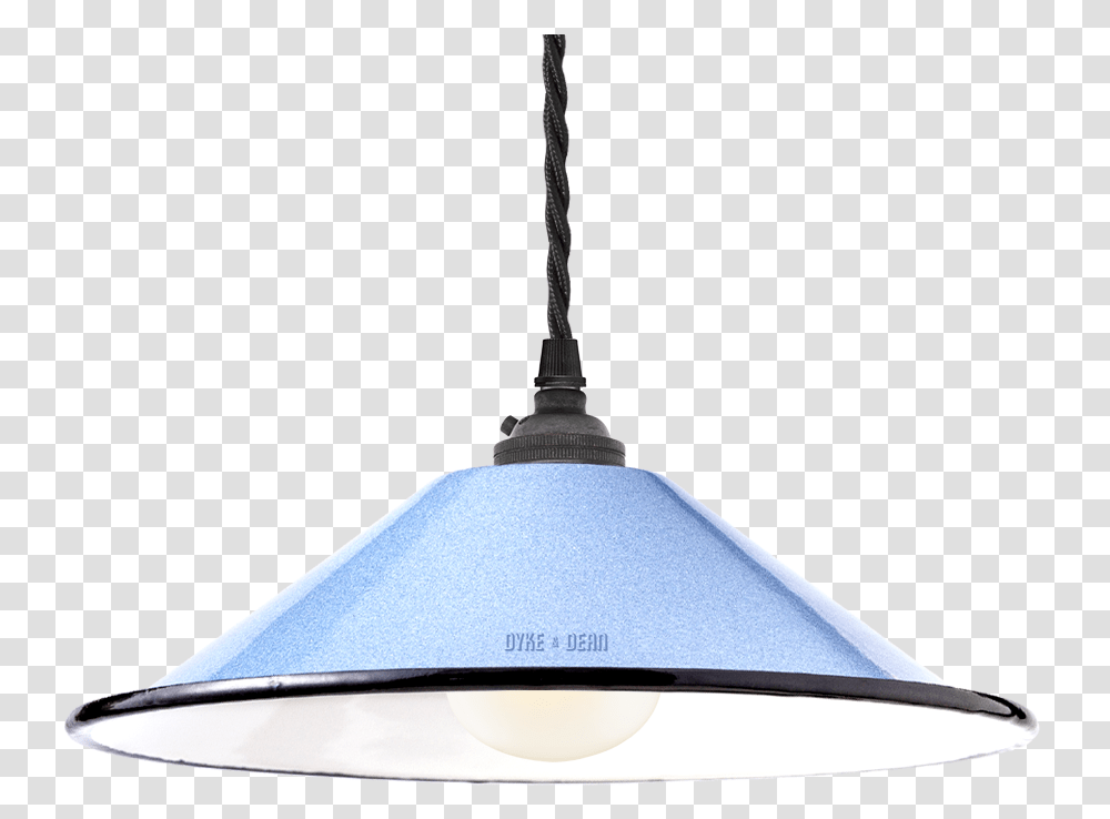 Small Blue Enamel Cone Shade Lampshade, Light Fixture, Ceiling Light Transparent Png