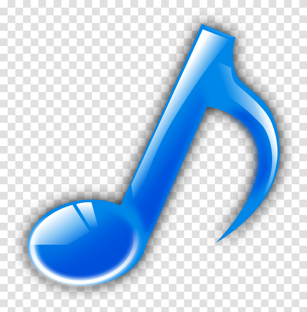 Small Blue Music Notes, Cutlery, Spoon Transparent Png