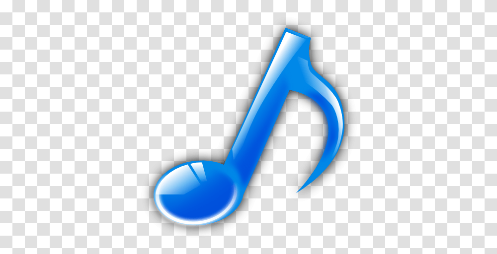 Small Blue Music Notes, Cutlery, Spoon Transparent Png