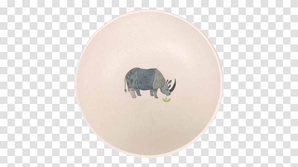 Small Bowl Rhino Love Mae France & Europe White Rhinoceros, Porcelain, Art, Pottery, Mammal Transparent Png
