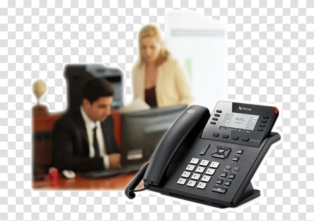 Small Business Ip Pbx, Person, Human, Phone, Electronics Transparent Png