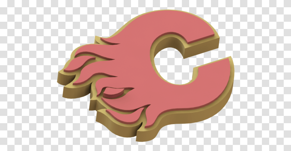 Small Calgary Flames Logo, Key, Animal, Mammal Transparent Png