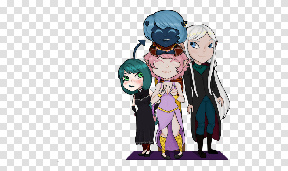 Small Chibi Artists&clients Fictional Character, People, Person, Human, Helmet Transparent Png