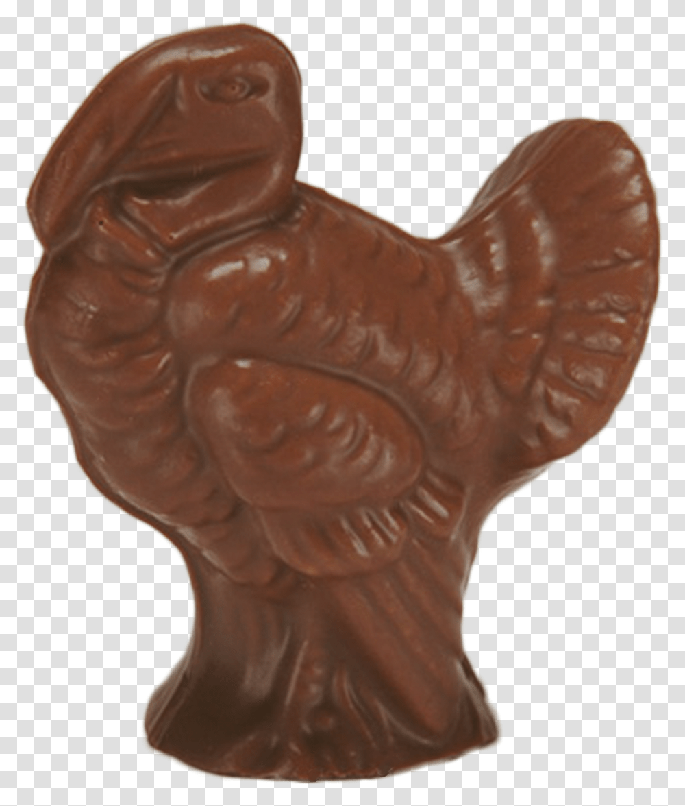 Small Chocolate Turkey Is Made With, Sweets, Food, Confectionery, Figurine Transparent Png