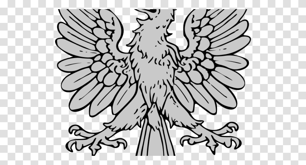 Small Clipart Eagle White Eagle Of Snowdon, Emblem, Animal, Bird Transparent Png