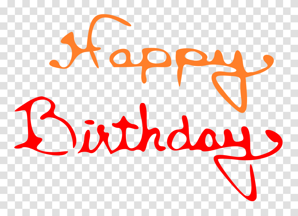 Small Clipart Happy Birthday, Alphabet, Handwriting, Calligraphy Transparent Png