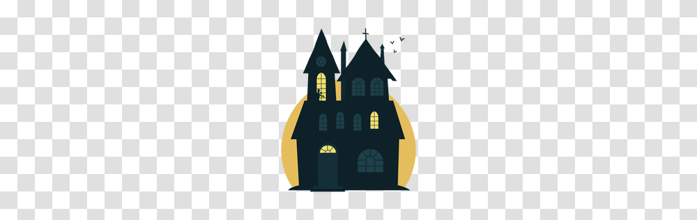 Small Country Cartoon House Background, Spire, Tower, Architecture, Building Transparent Png
